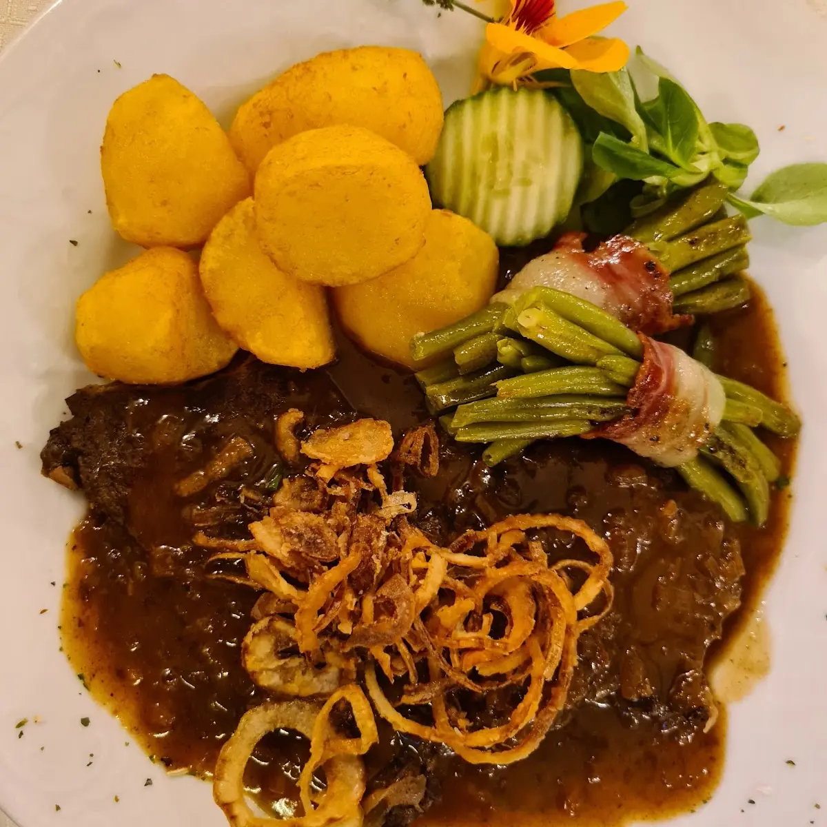 Zwiebelrostbraten Wiener Art