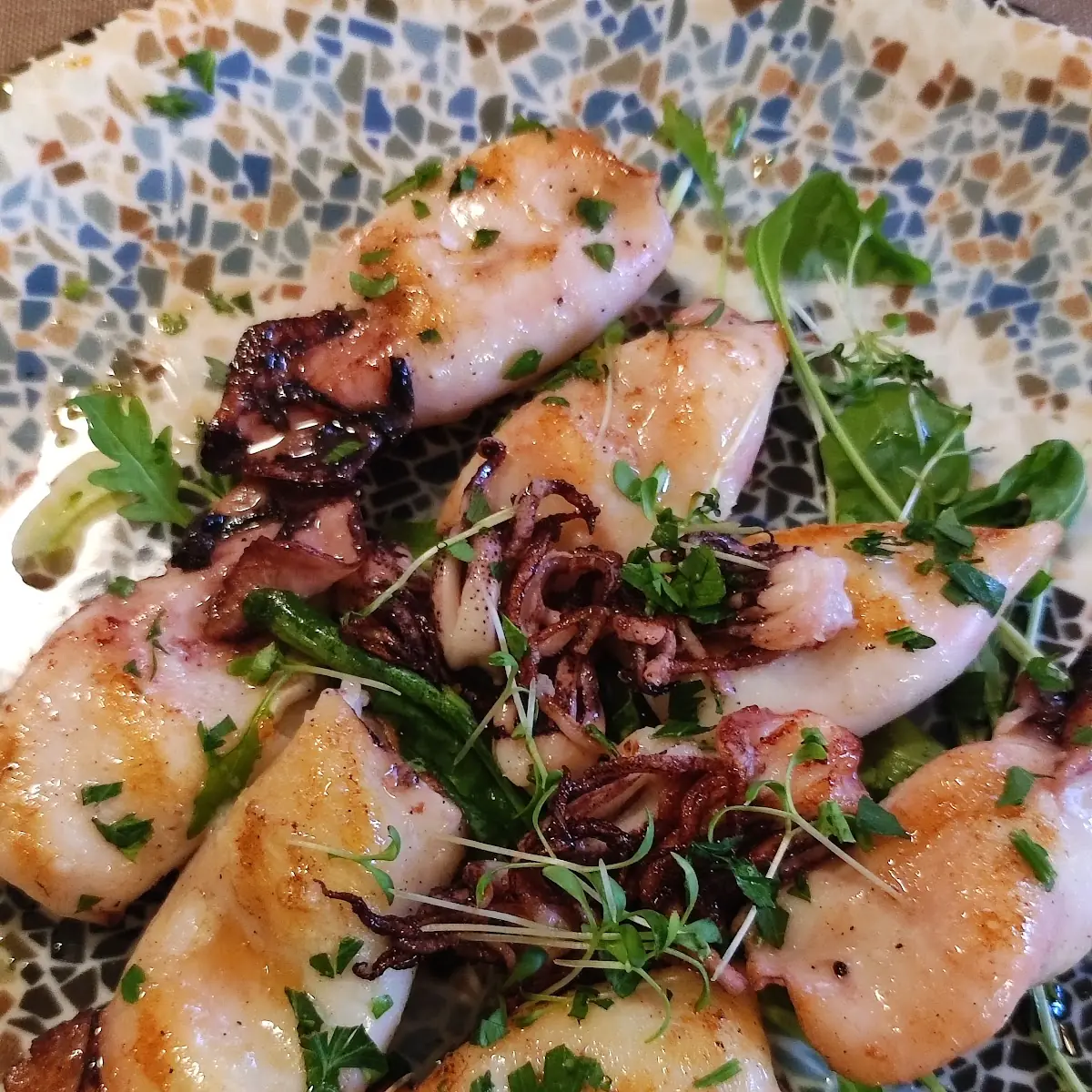 Calamari Gegrillt