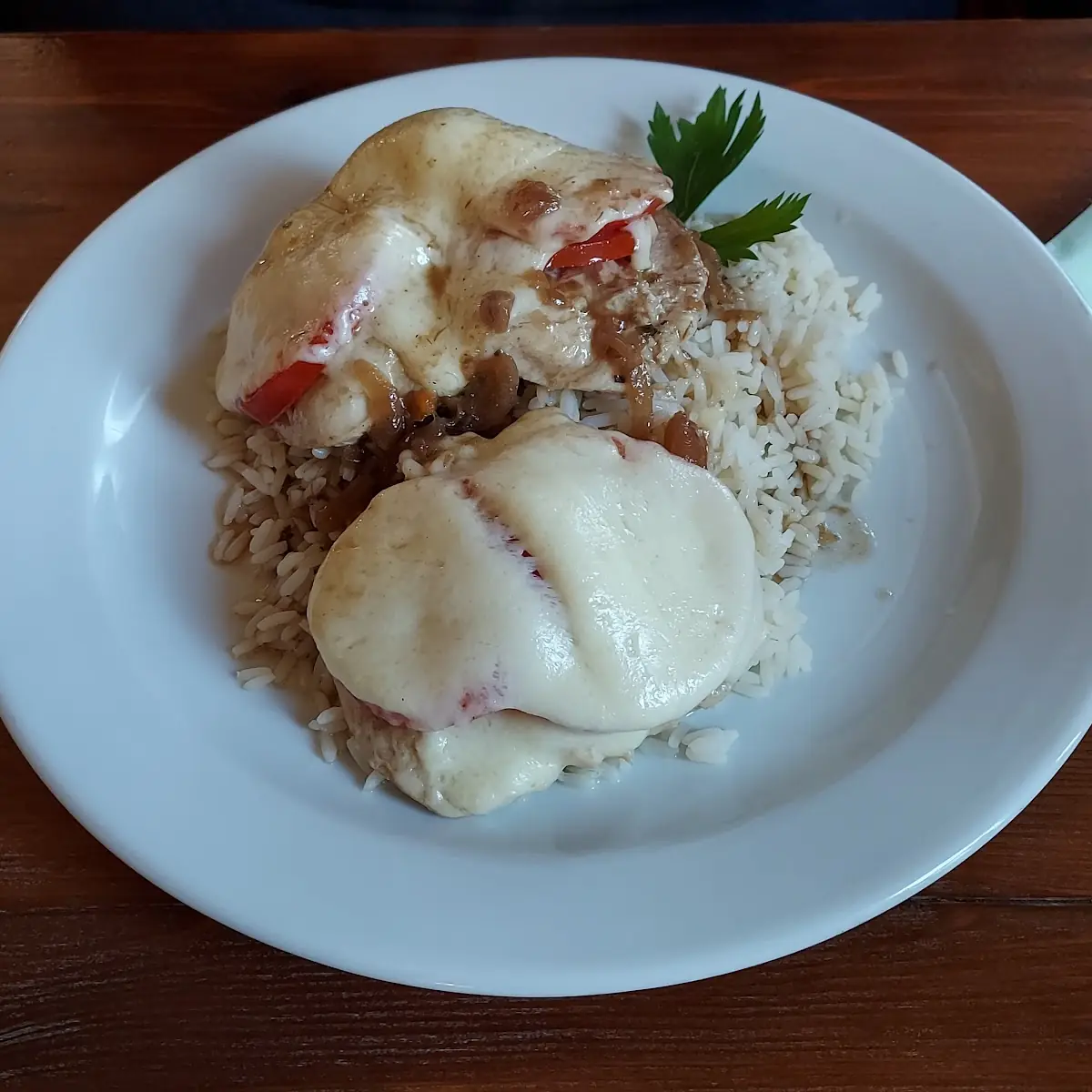 Natursnitzel Mit Reis