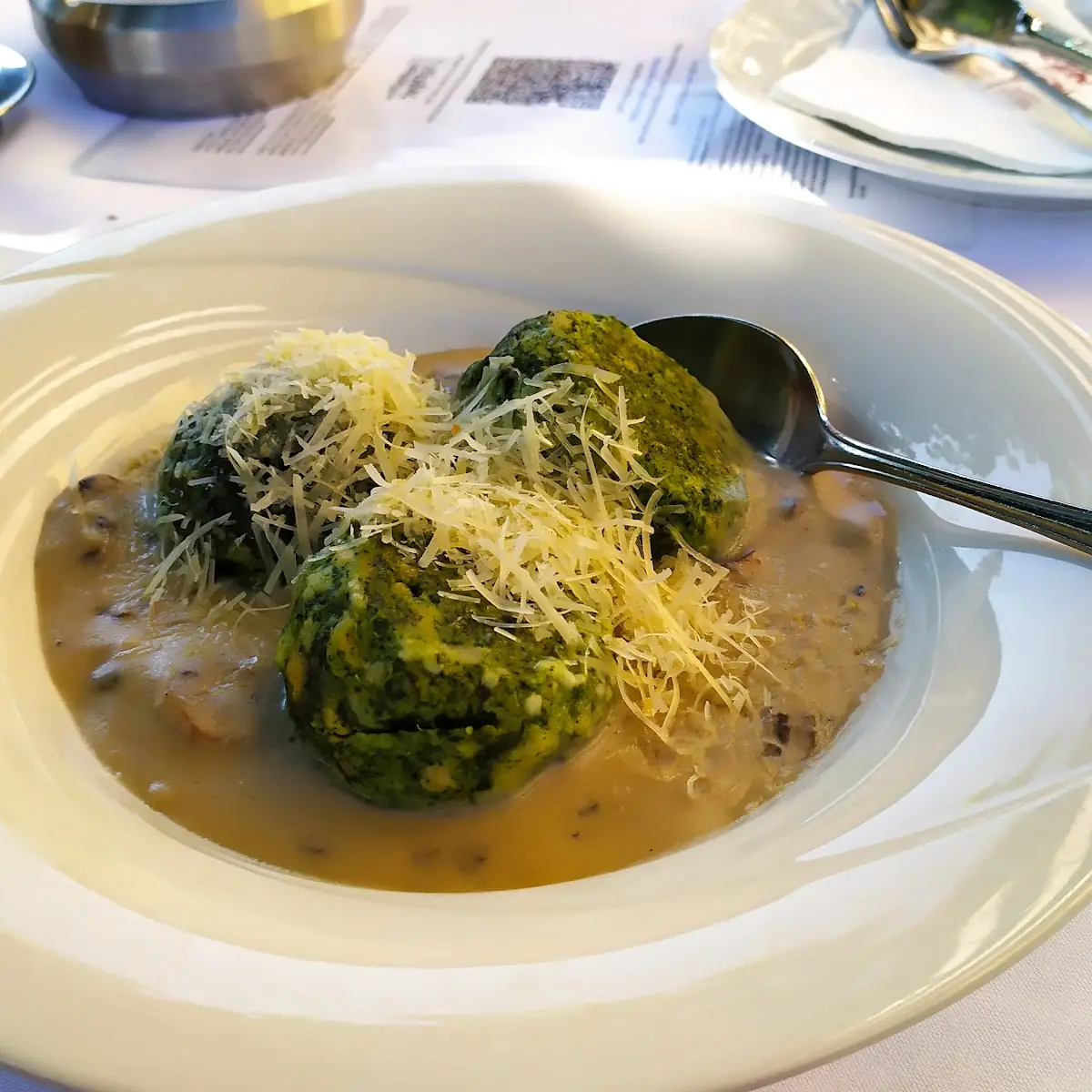 Spinatknödel, Restaurant zur Post