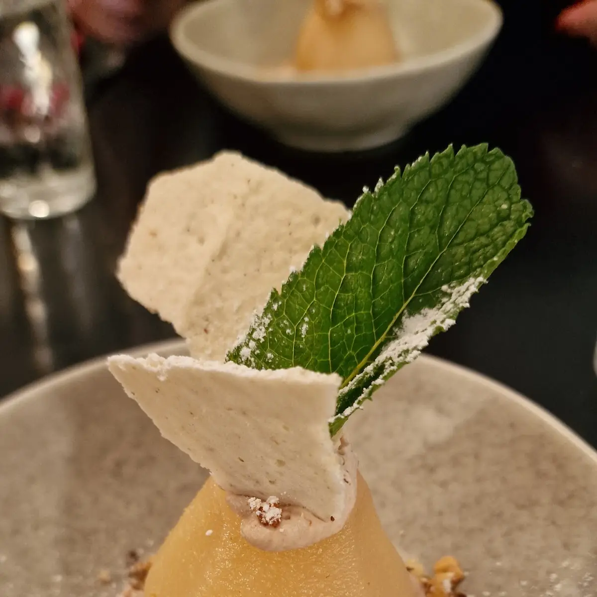 Birne Mit Maronicreme