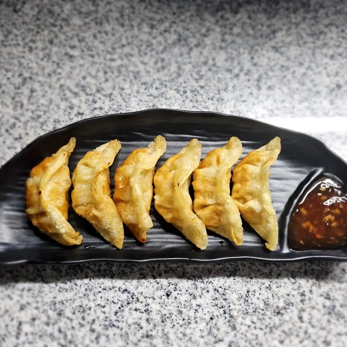 Korean Gyoza Gebacken