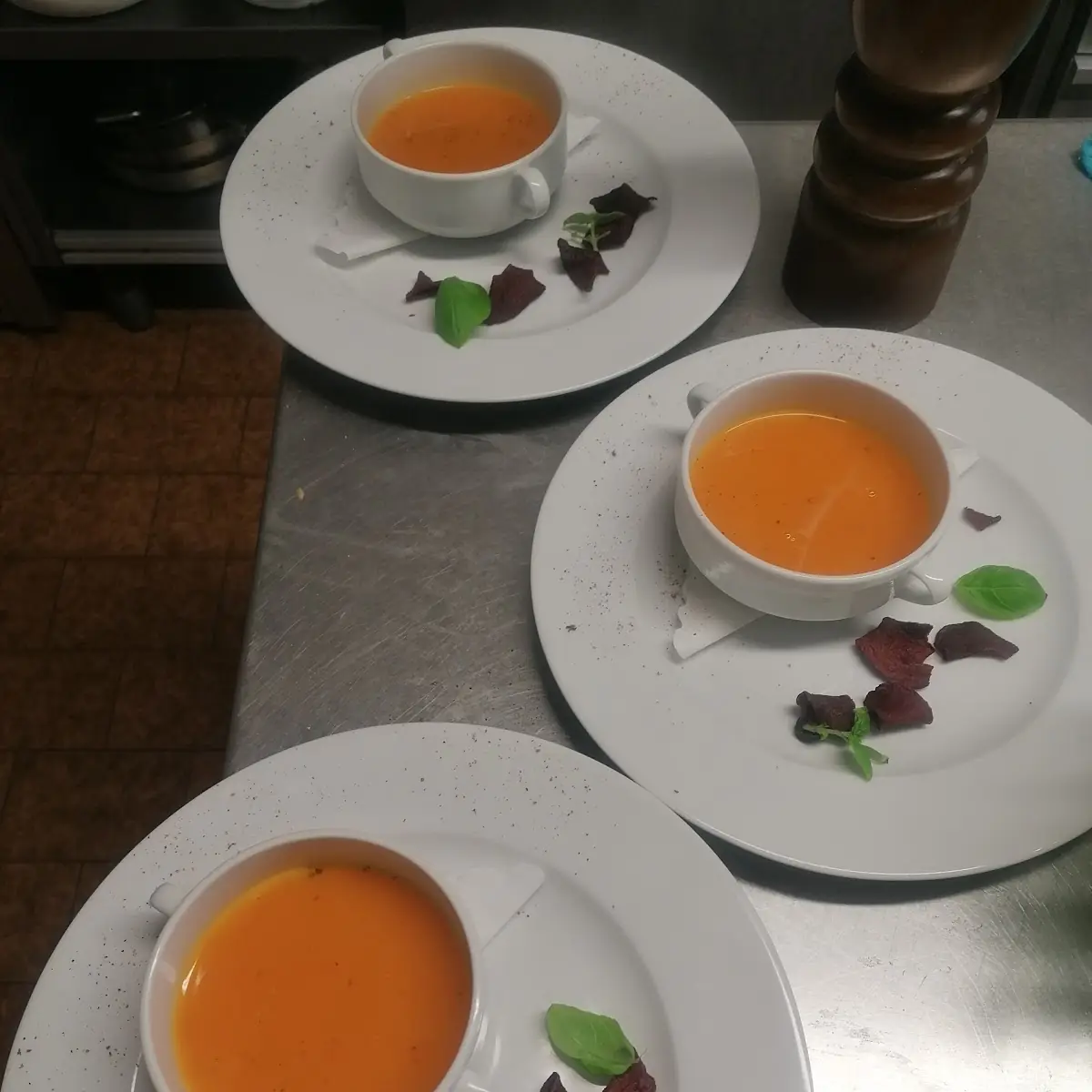 Kürbiscreme Suppe