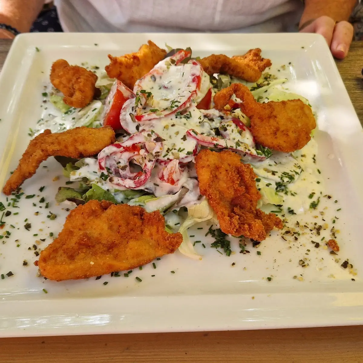 Backhenderlsalat