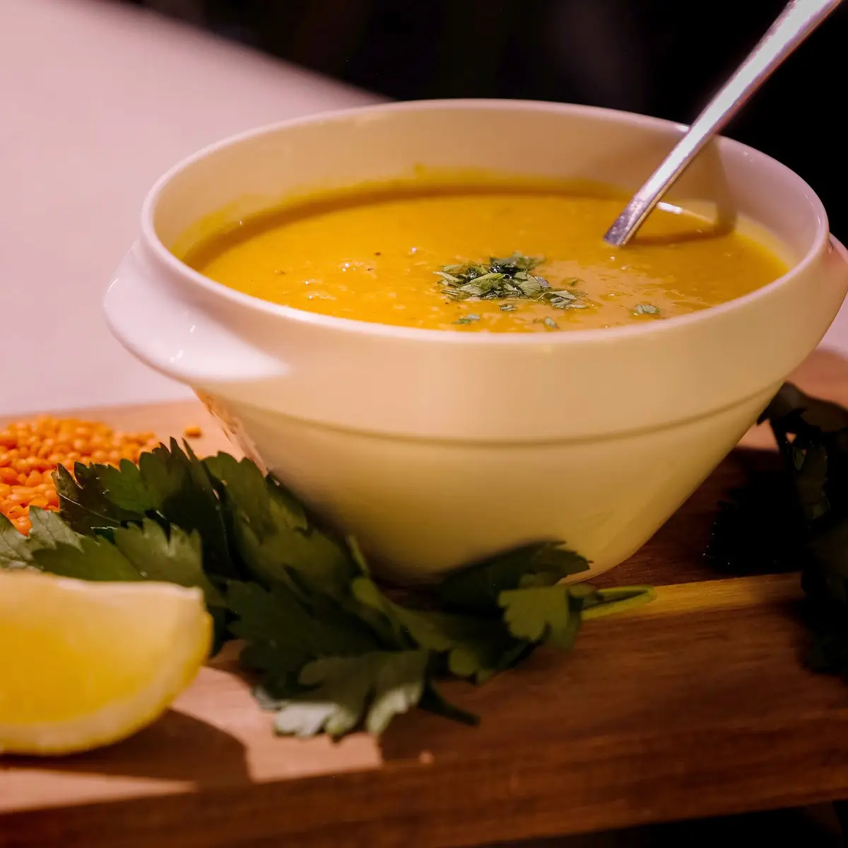 Orientalische Linsensuppe