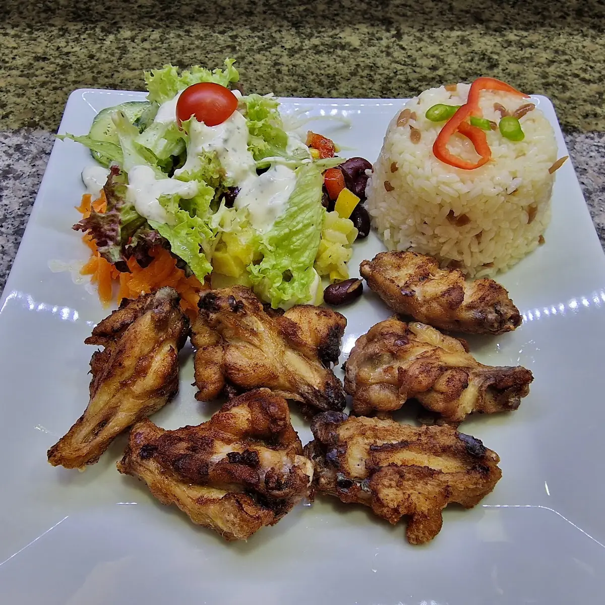 Grill Flügel