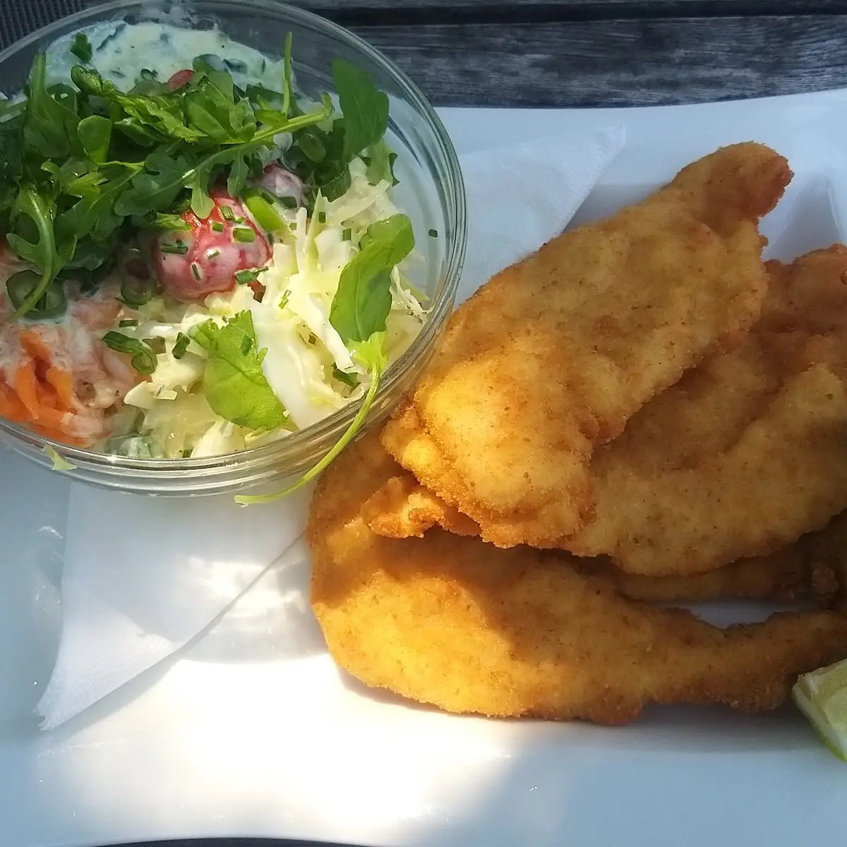 Backhendlsalat