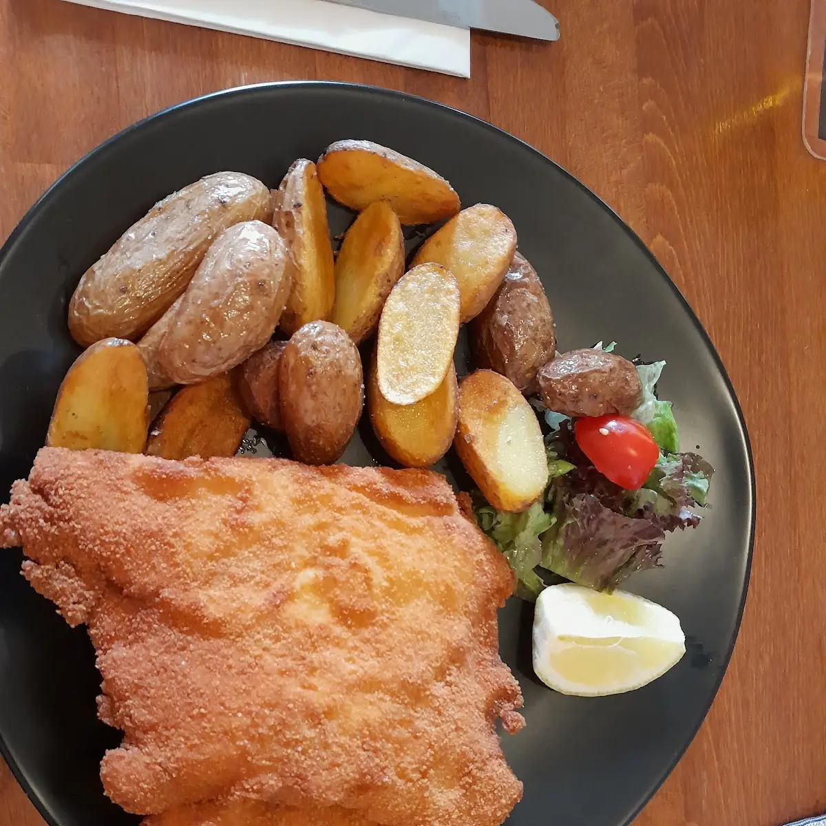 Gordon Bleu Mit Bratkartoffeln