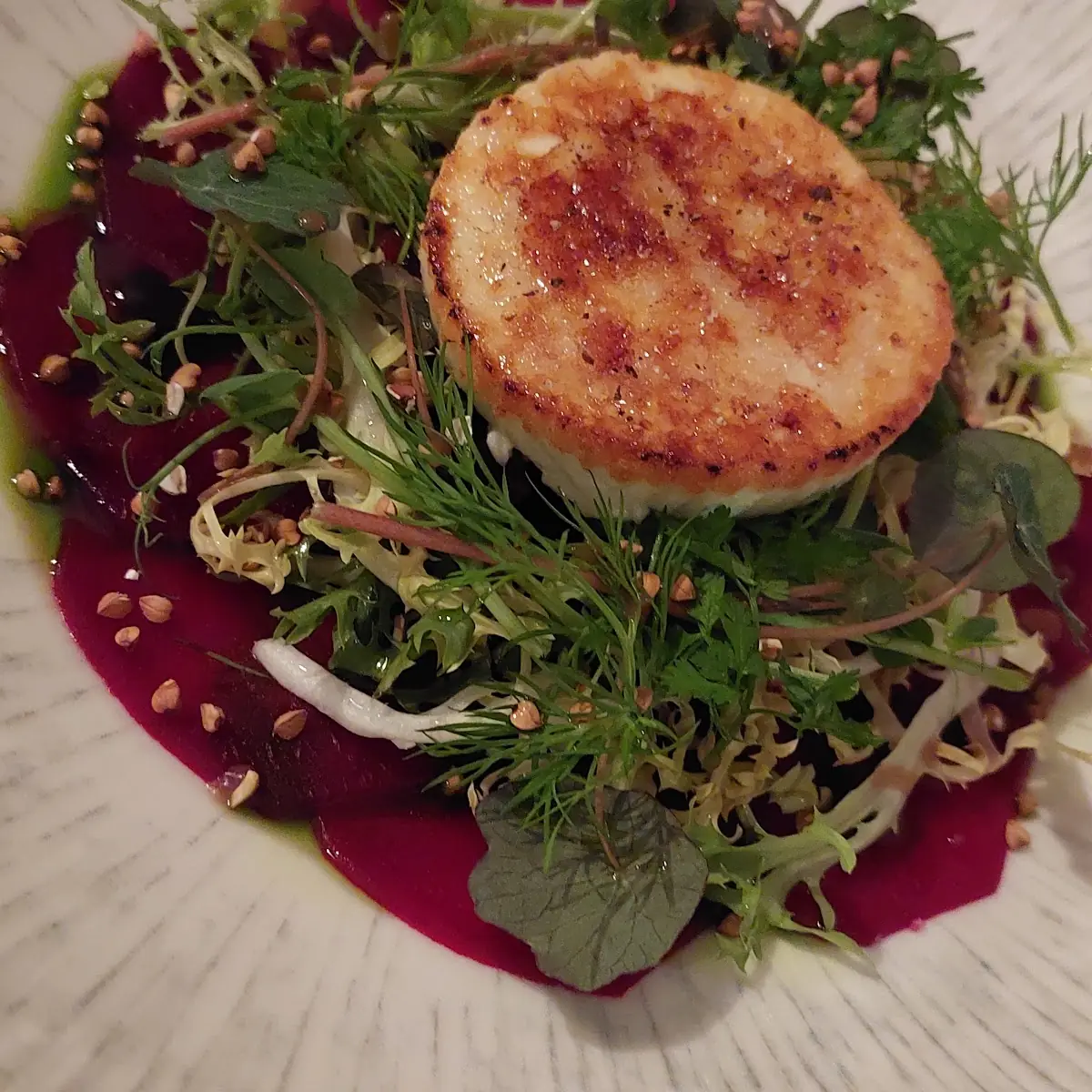 Rote Rüben Carpaccio Kürnberger Bio Ziegenkäse