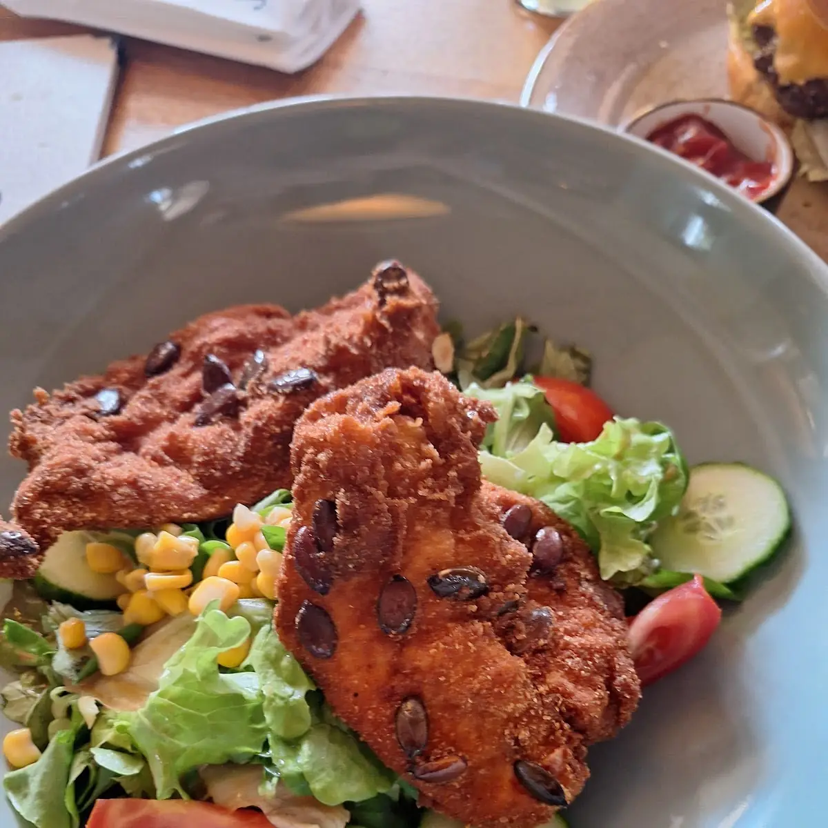 Salat Mit Backhendle