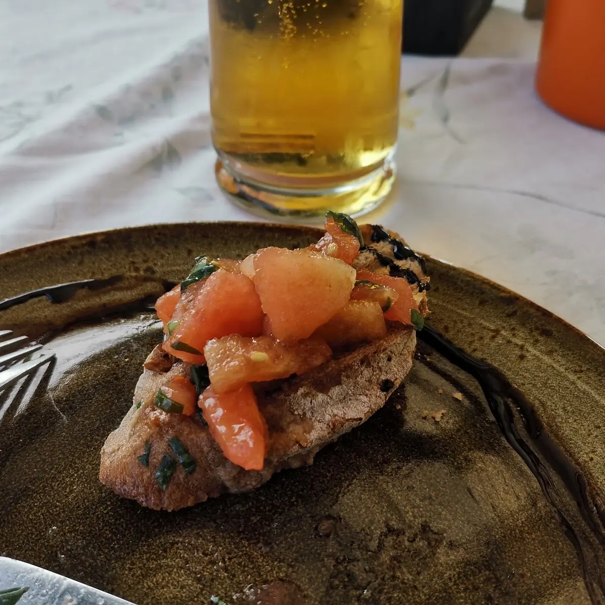 Tomaten Knoblauch Bruschetta