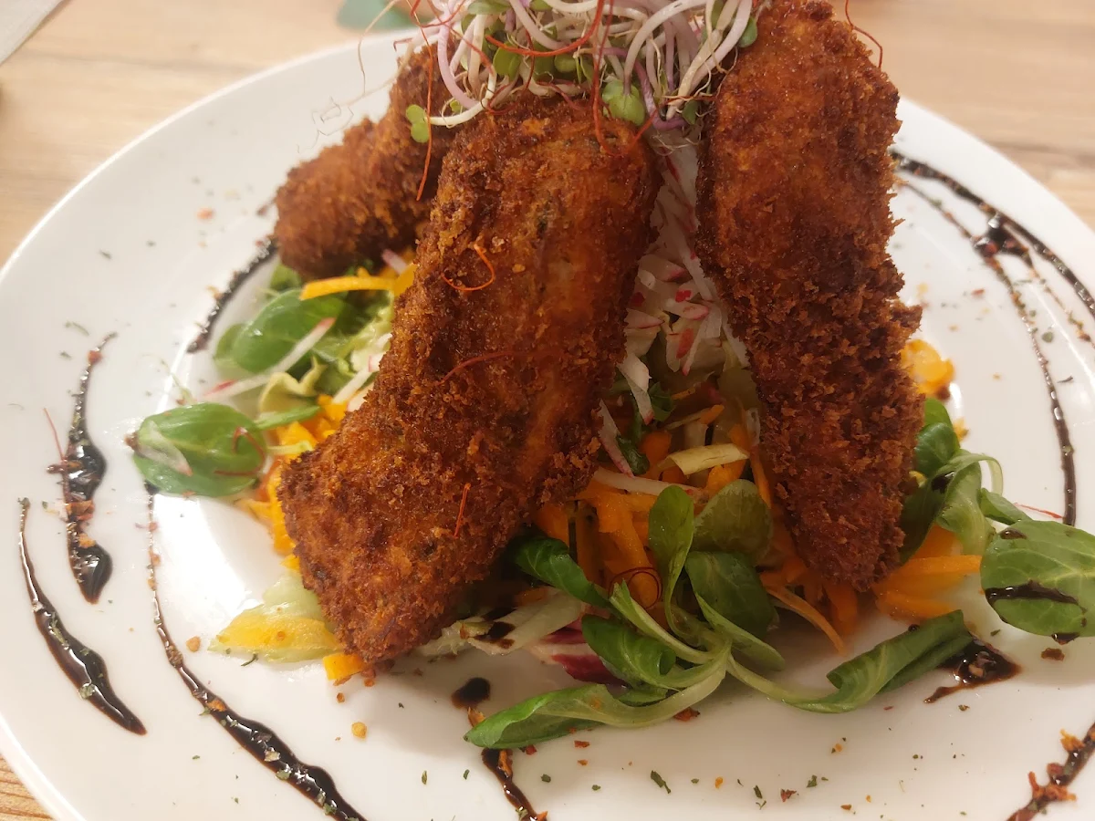 Backhendl Salat