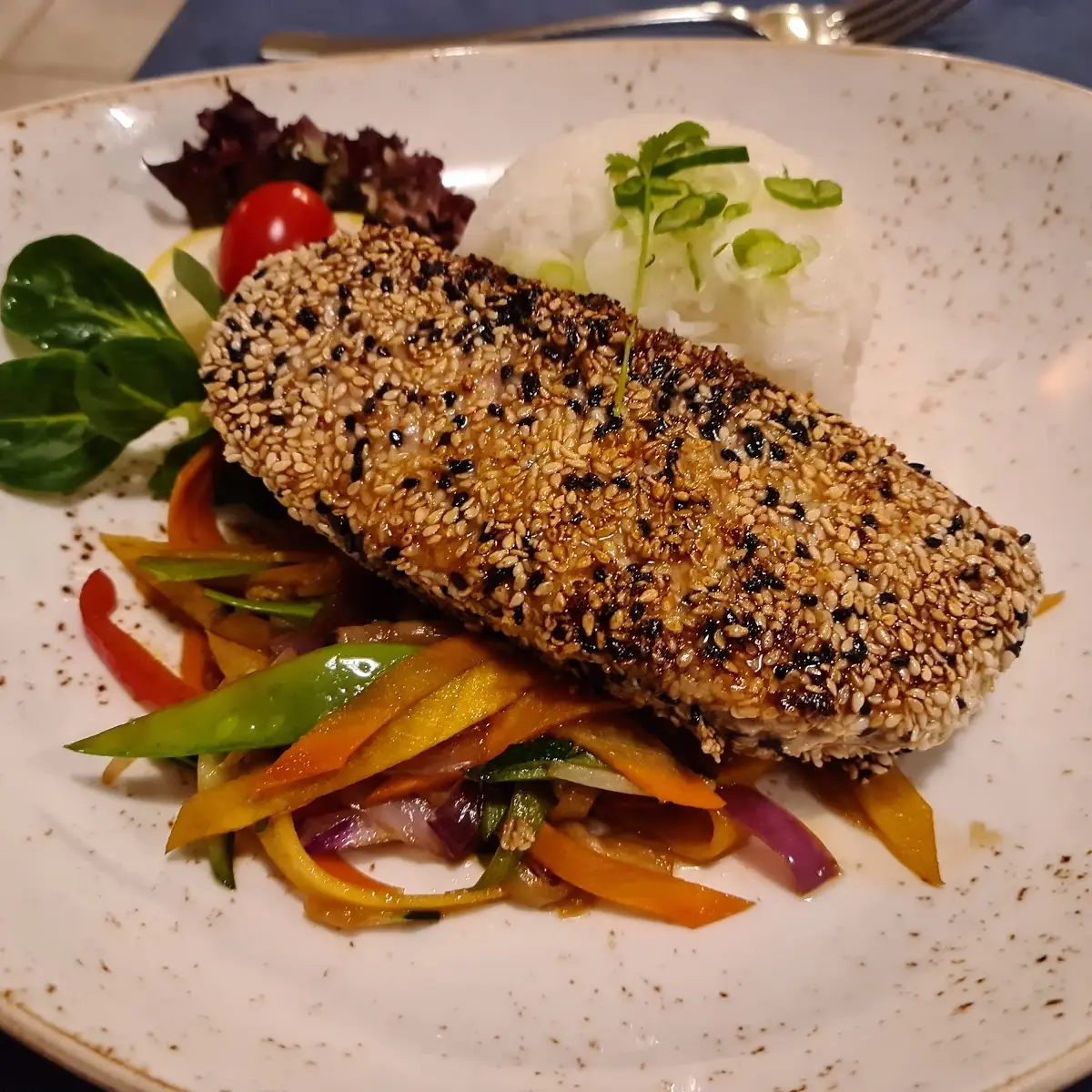 Thunfisch Im Sesammantel