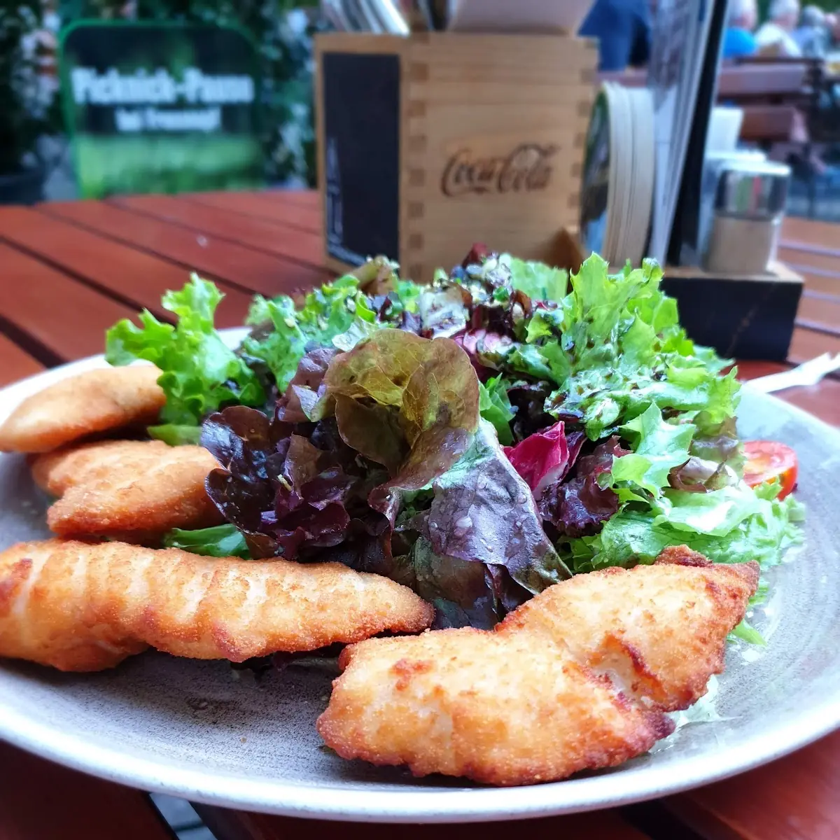 Backhendl Salat