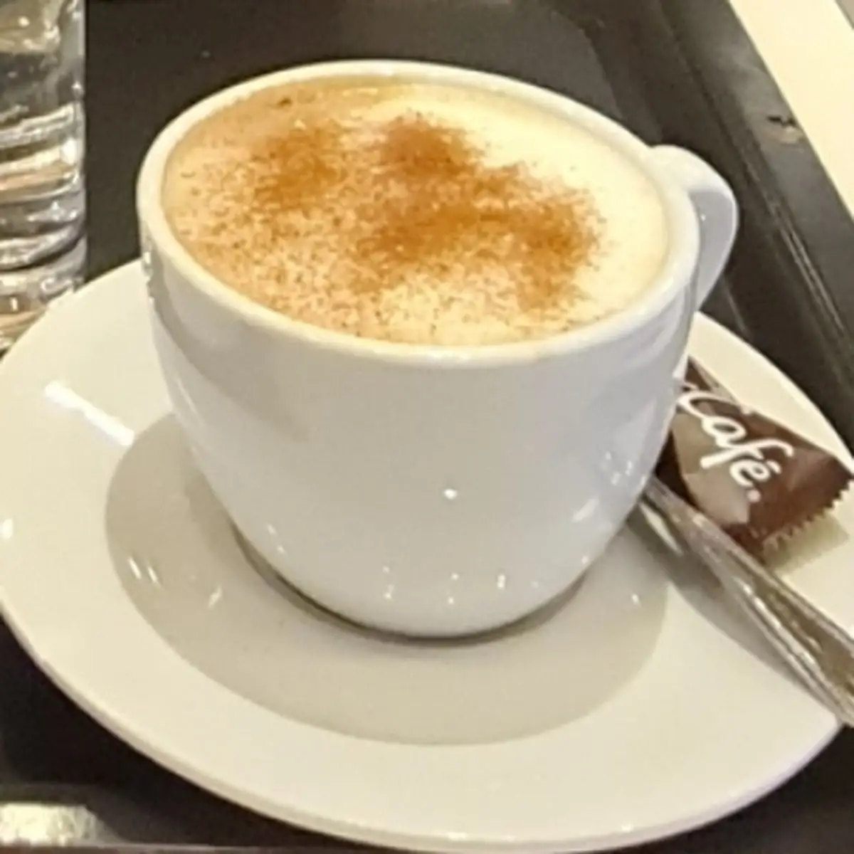 Cappuccino Mit Marzipantorte