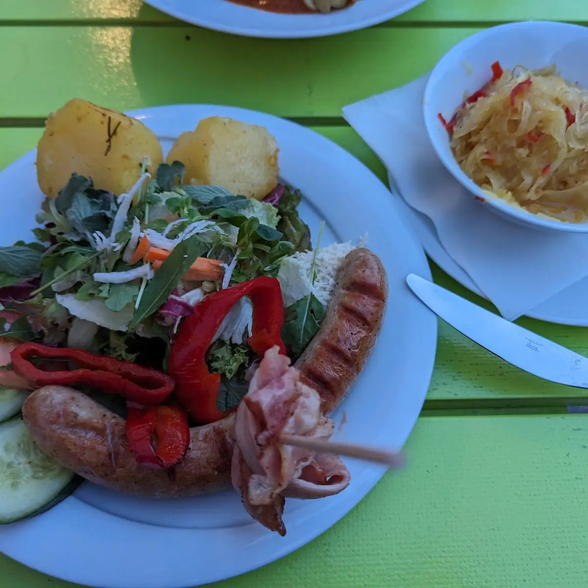 Bratwurst Mit Sauerkraut