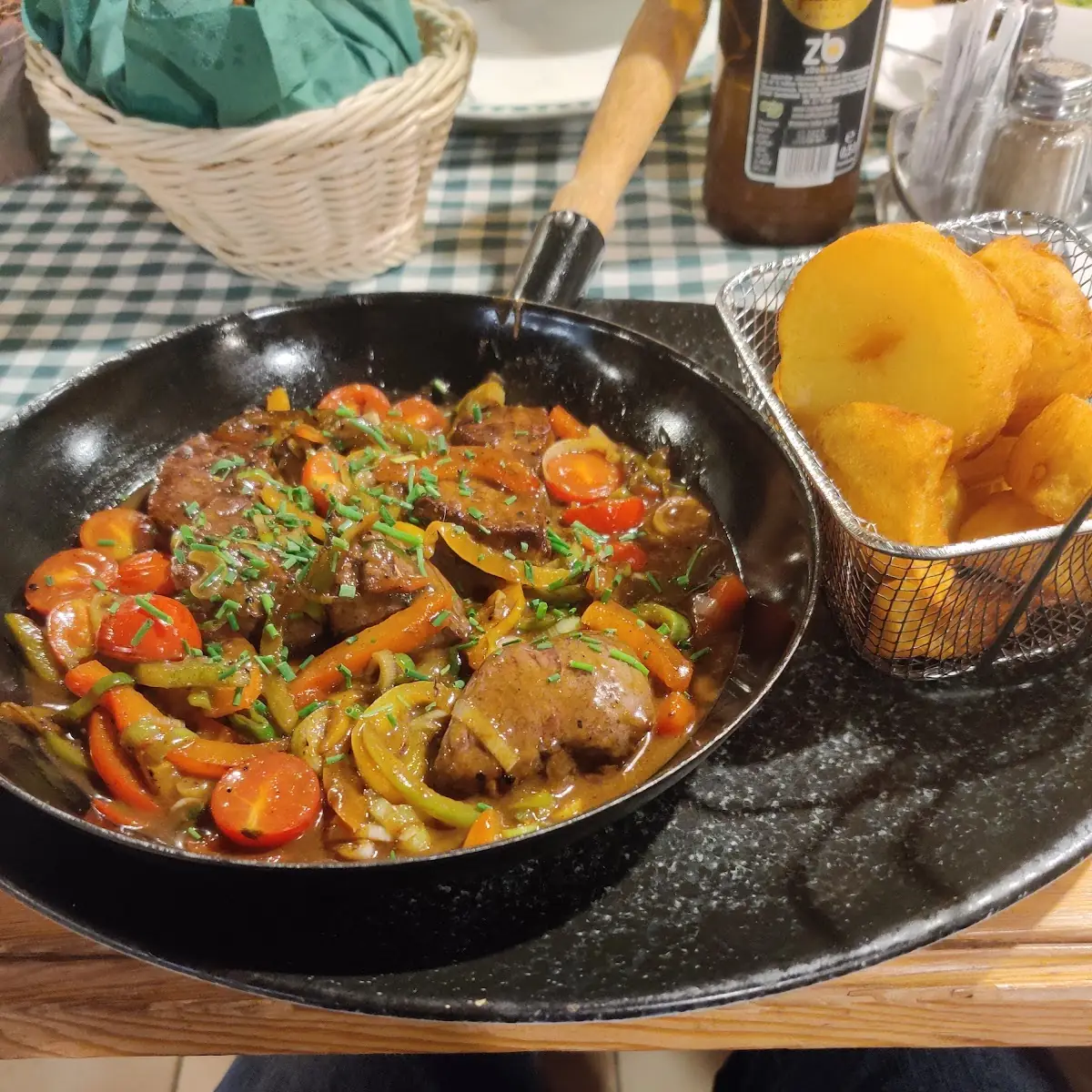Pfanne Mit Rinderfiletspitzen