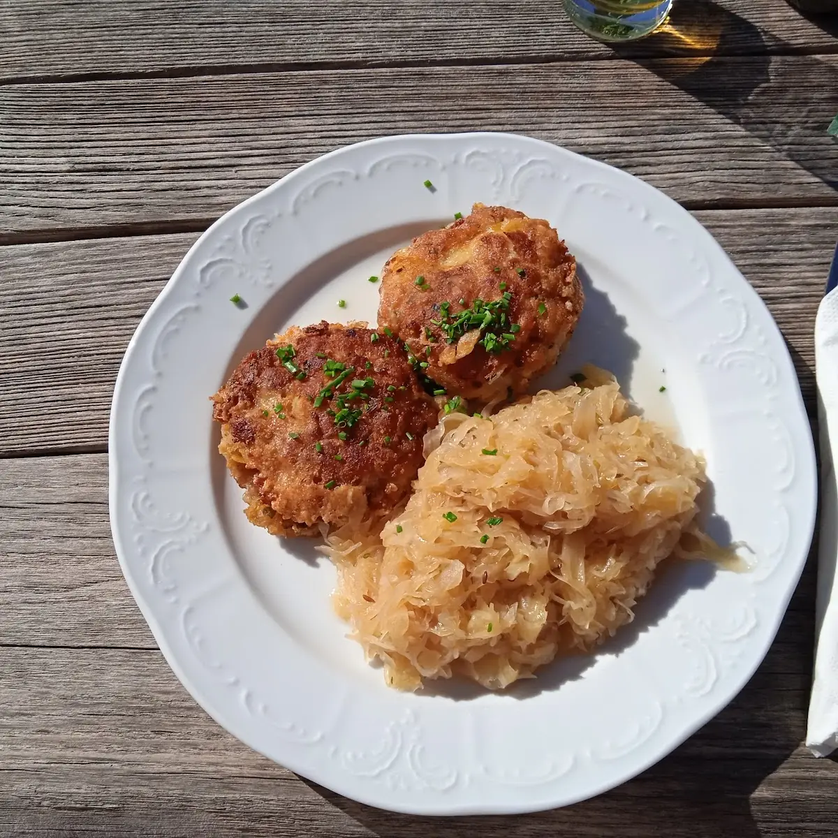 Pressknödel Mit Sauerkraut