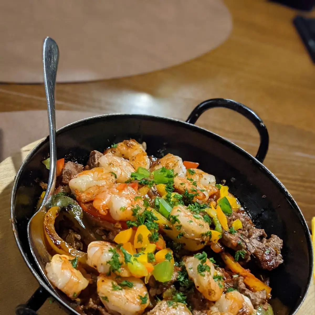 Fajitas De Pollo Und Shrimps