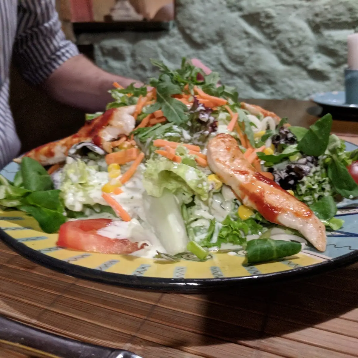 Salat Putenstreifen
