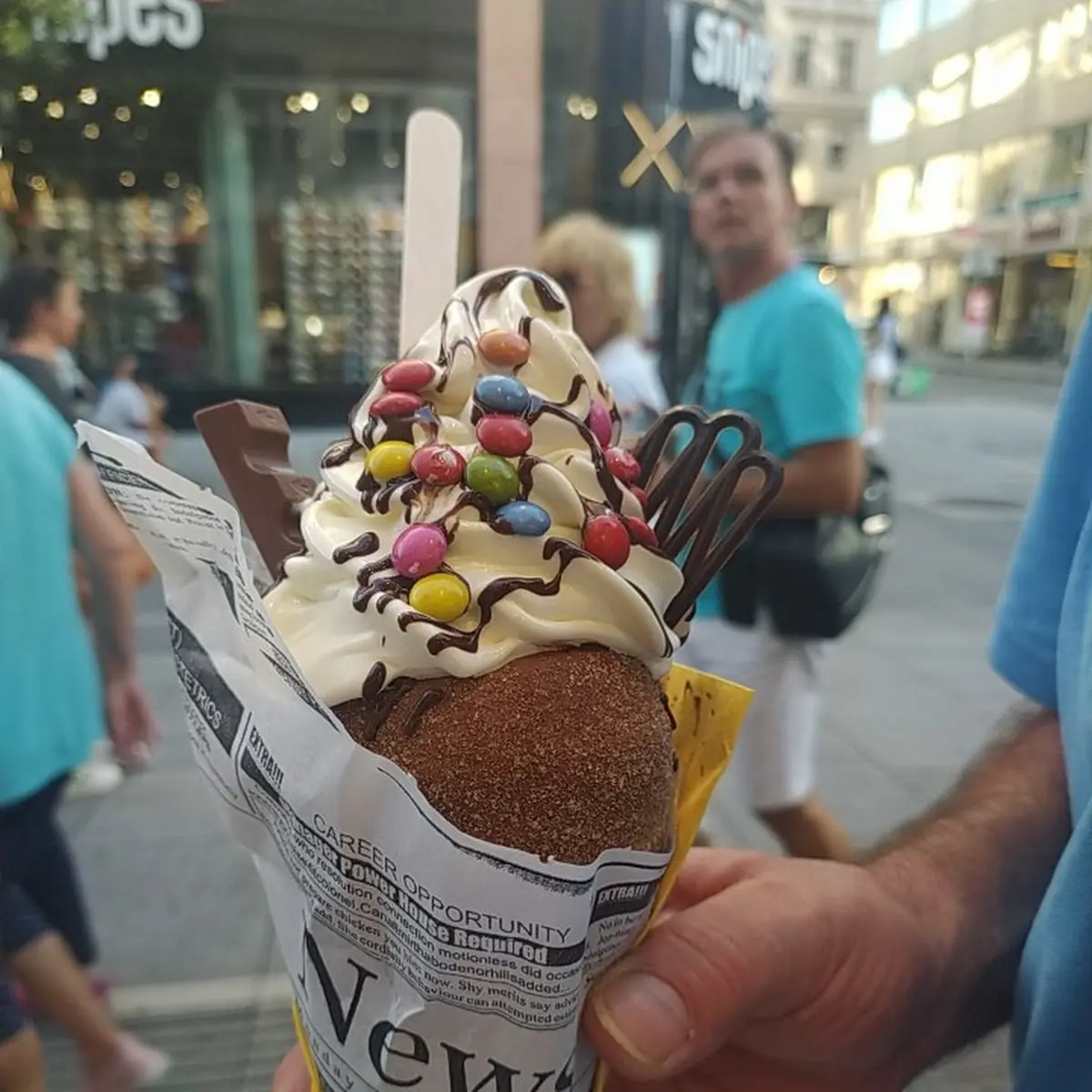 Baumkuchen Mit Vanille Soft Eis
