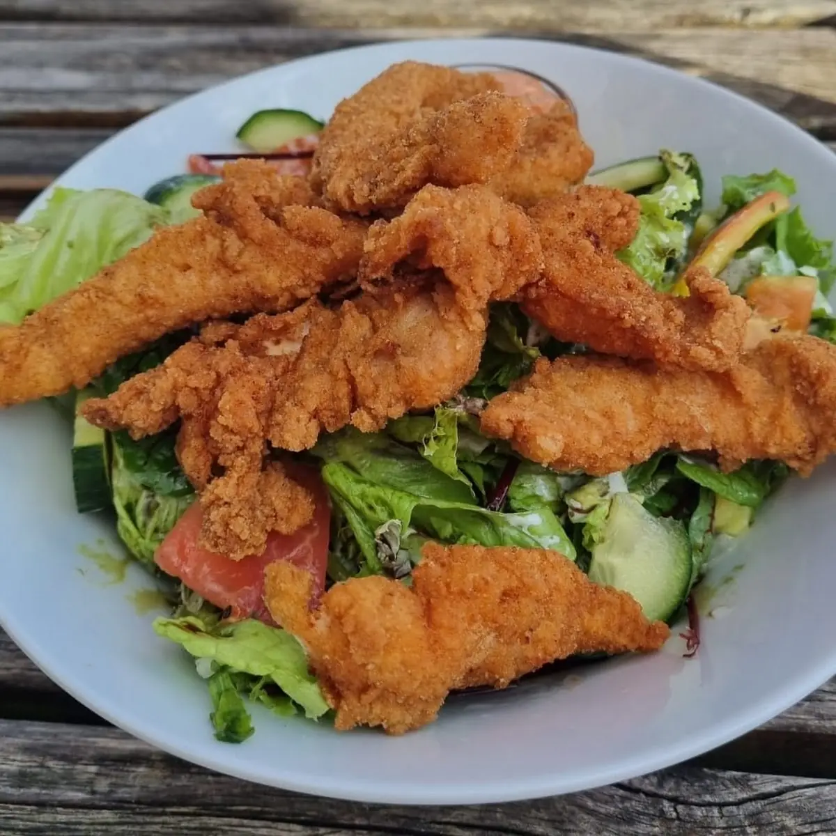 Backhendlsalat