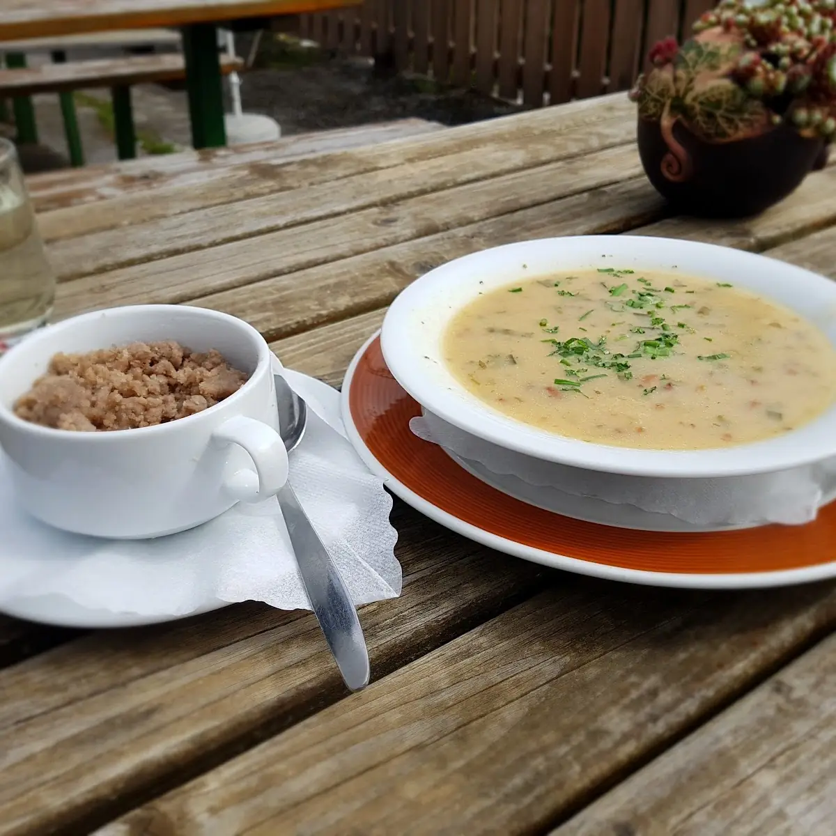 Schwammerlsuppe Mit Heidensterz