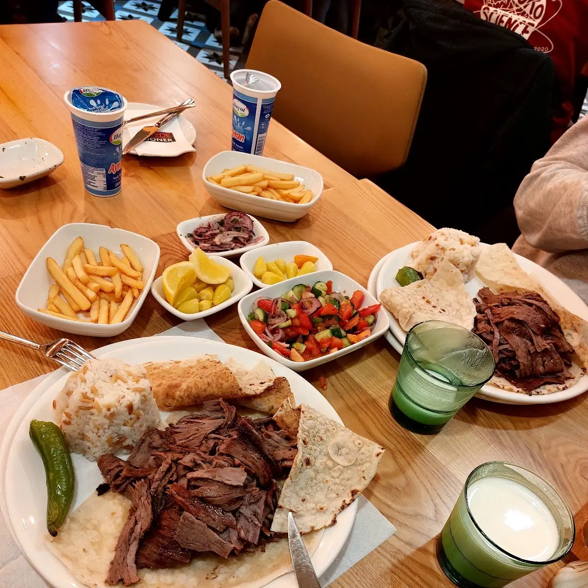 Dönerteller Mit Reis