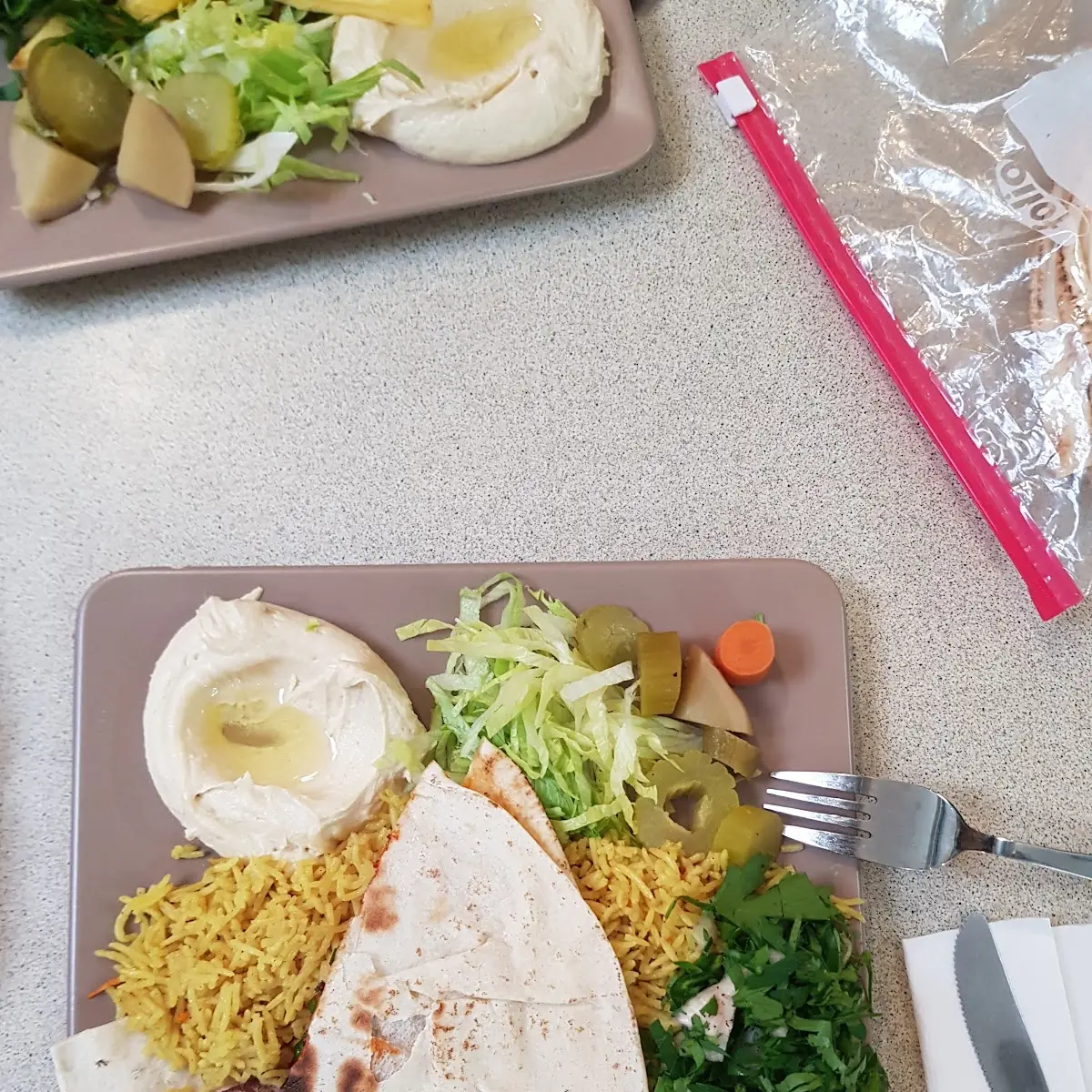 Lamm Griechischer Salat