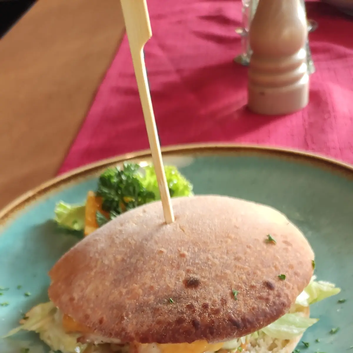 Puten-hamburger