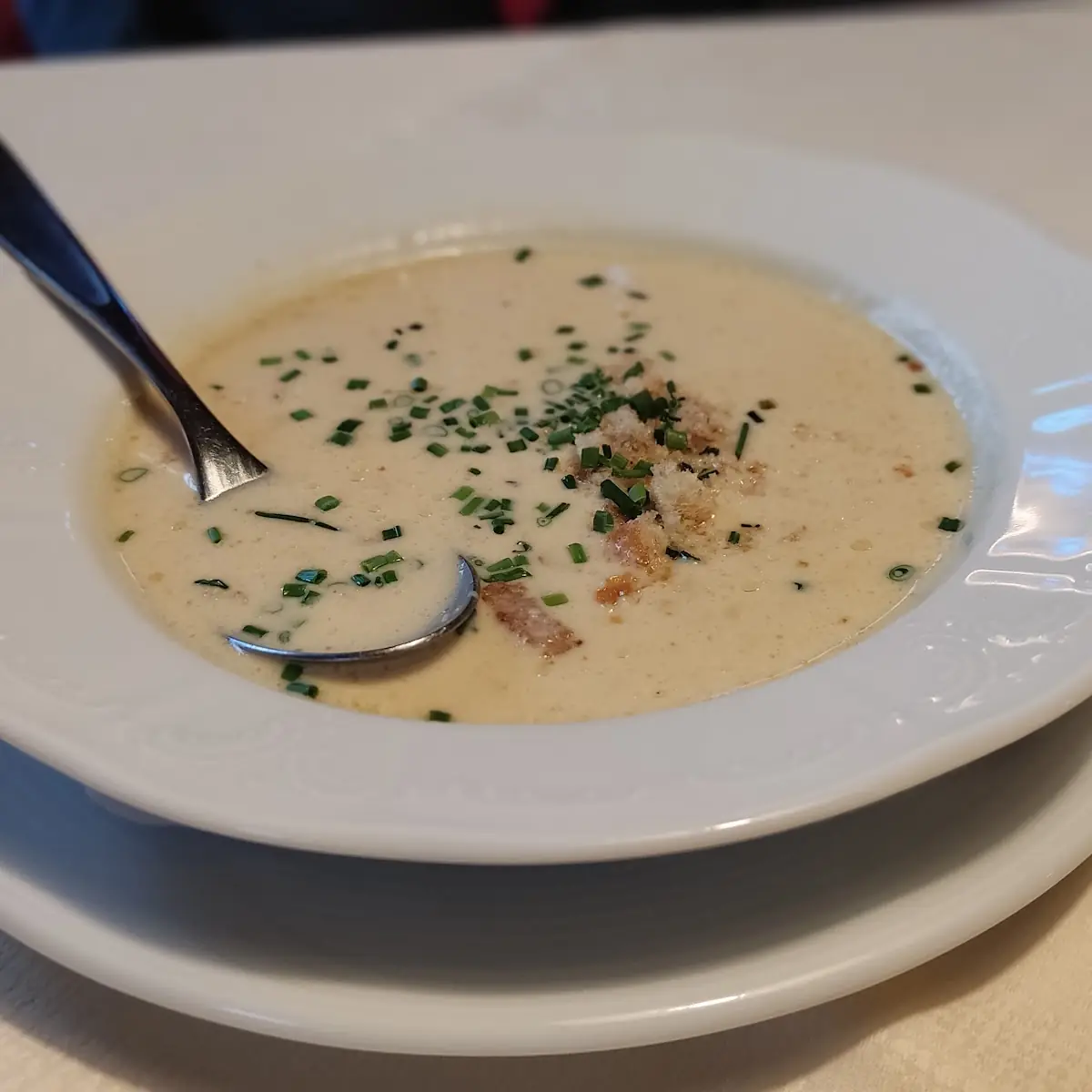Konblauchsuppe