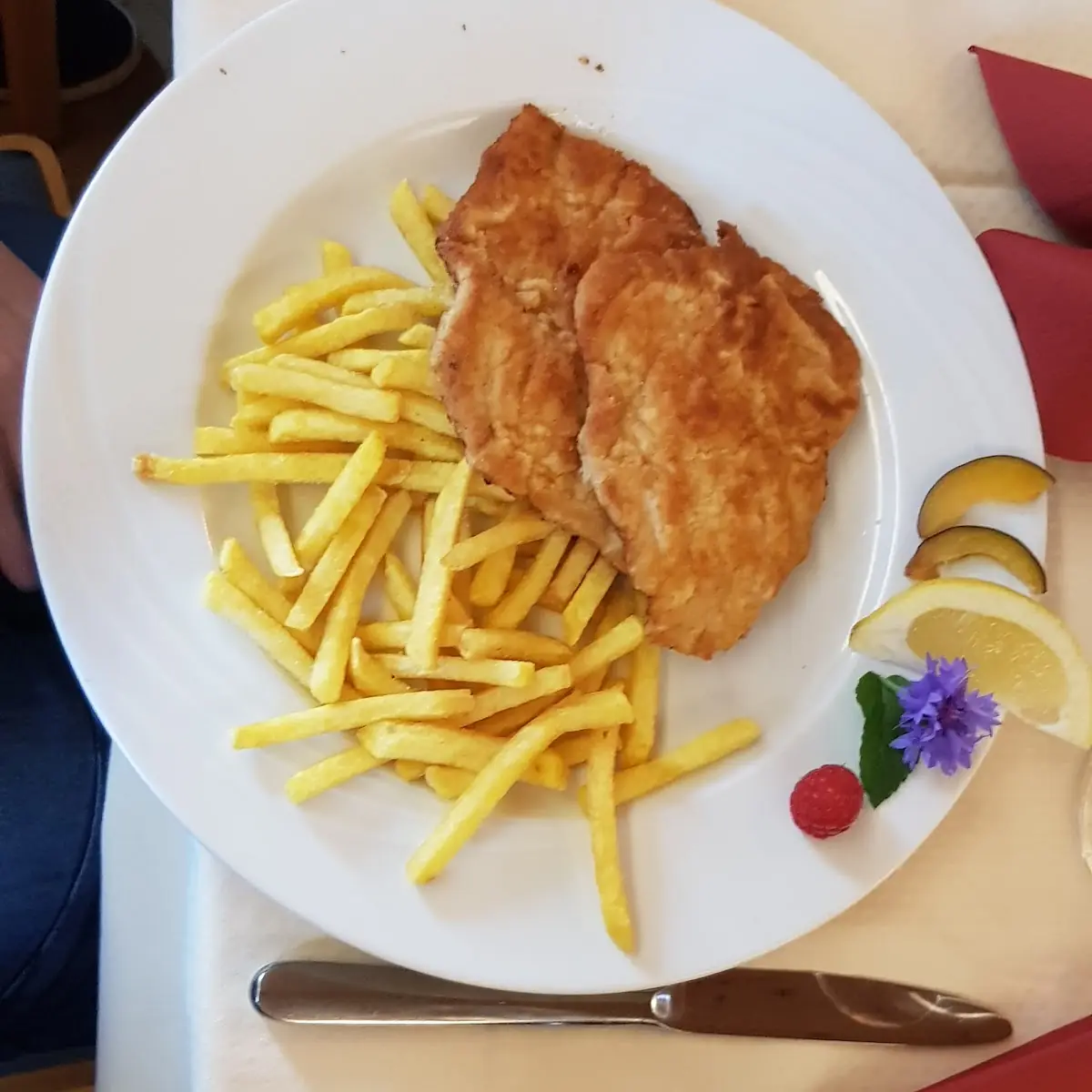 Kinderschnitzel Mit Pommes