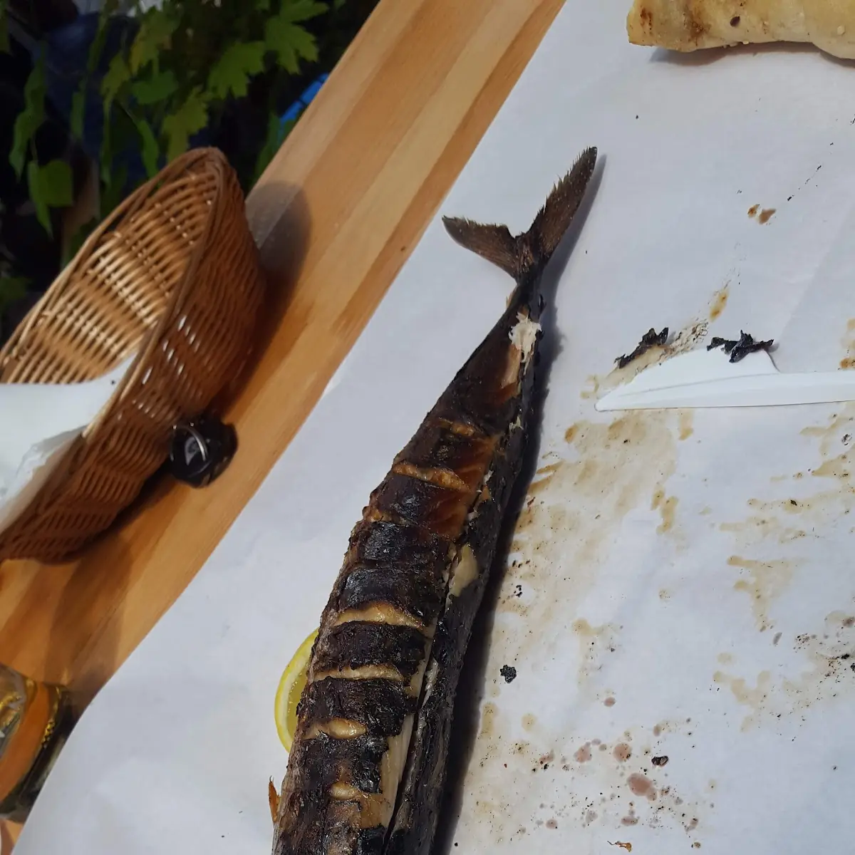 Fisch, Steckerlfisch in Abersee