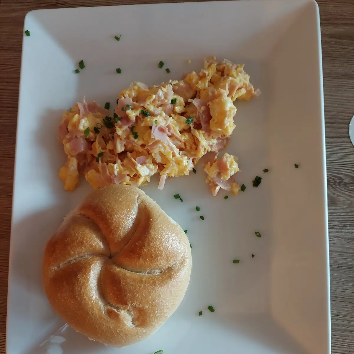 Rührei Mit Schinken