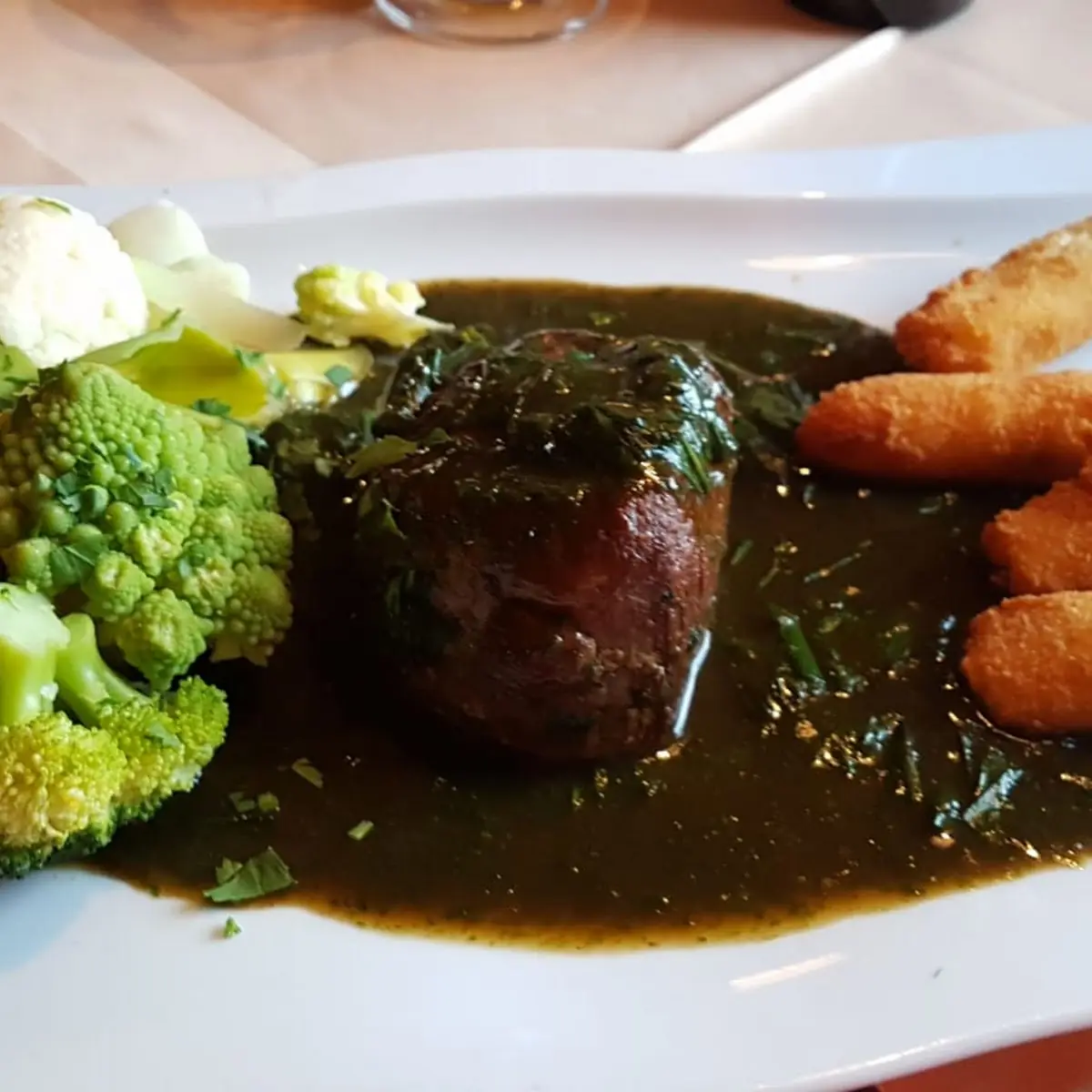 Rinderfiletsteak Mit Gemüse