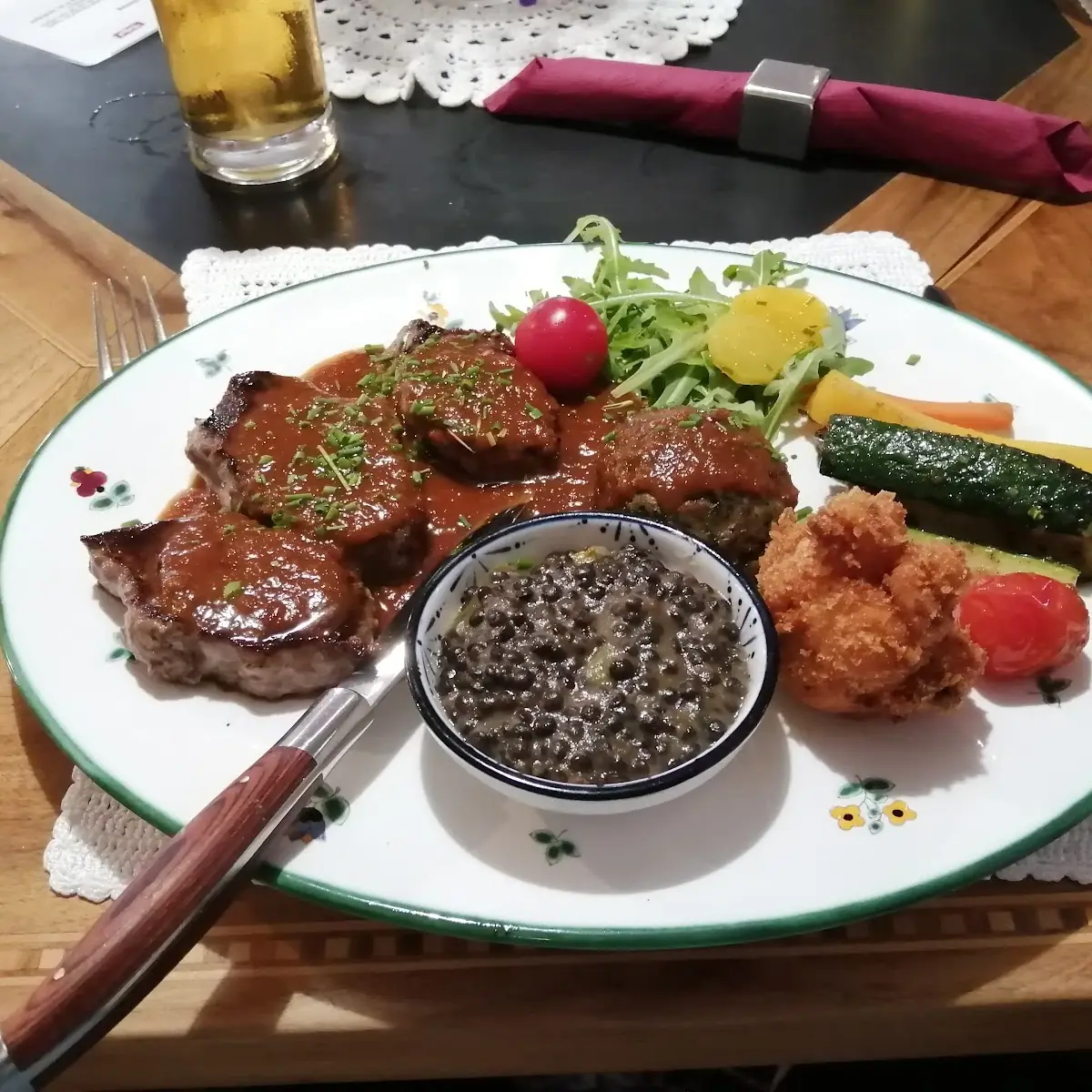 Wildschwein Mit Kroketten