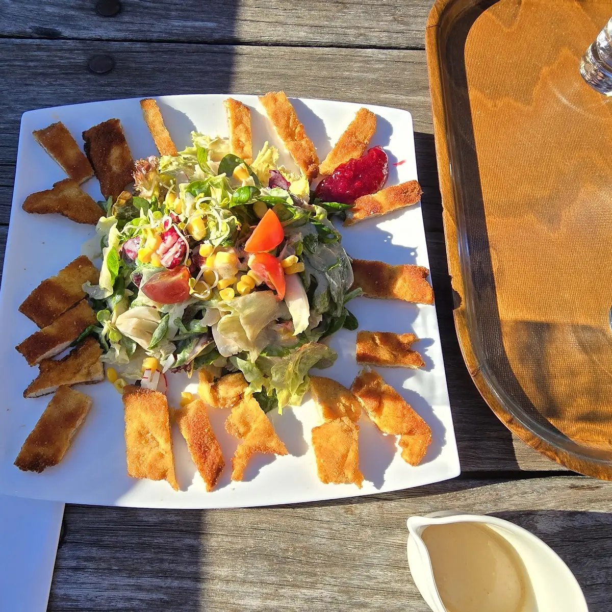 Backhendl Salat