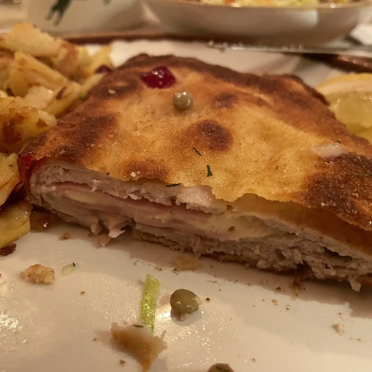 Cordon Bleu Mit Bratkartoffel