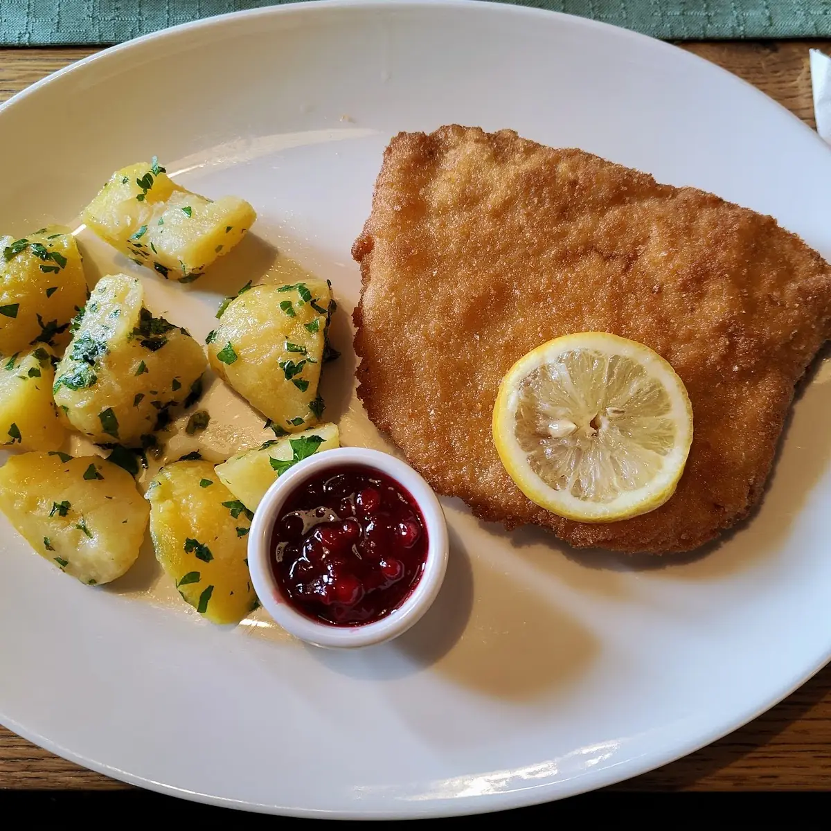 Gebackenes Rehschnitz