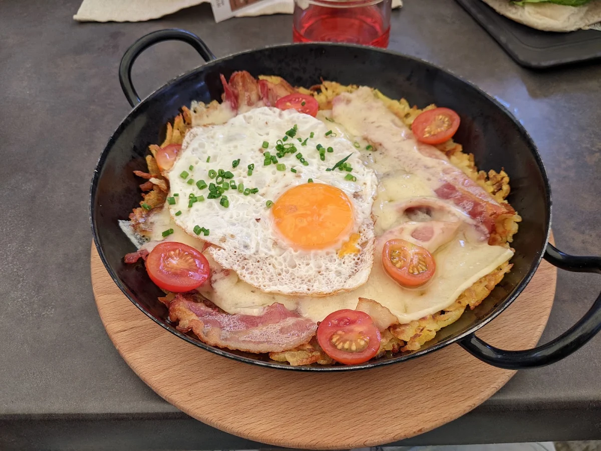 Hash Brown with Cheese