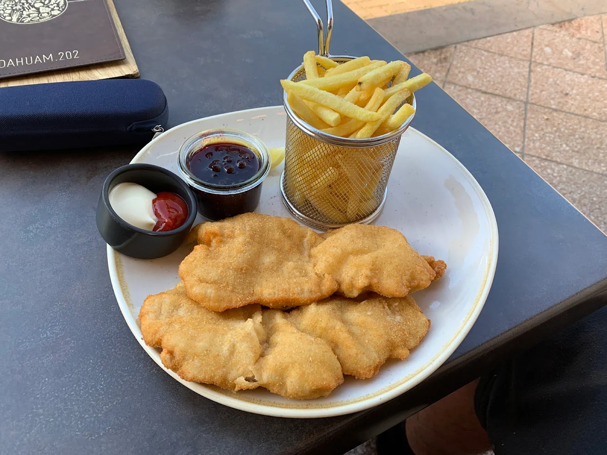 Wienerschnitzelvom Schwein Mit Tunke Championgsauce