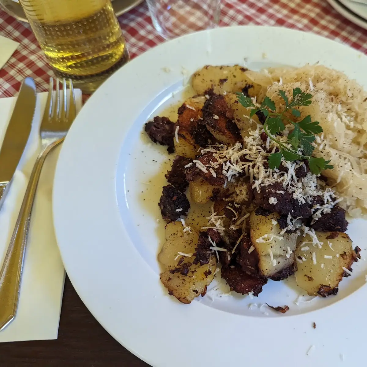 Blutwurstgröstl