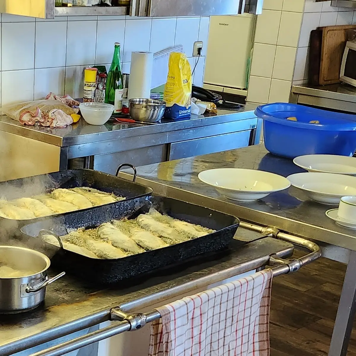 Küche Mit Forelle Gebraten