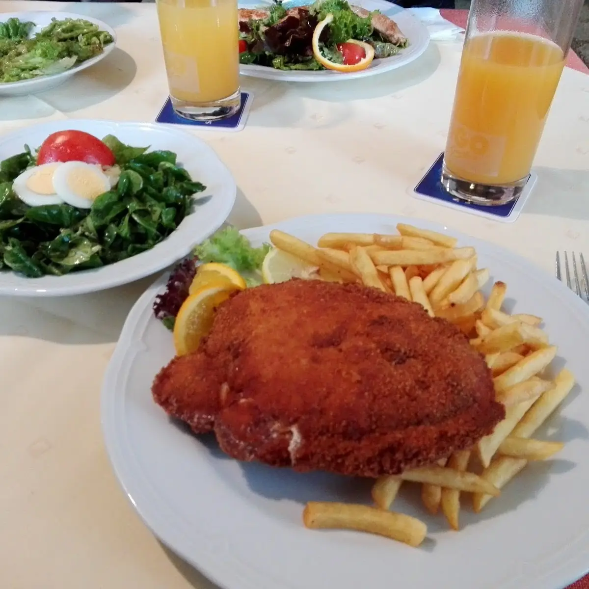 Schnitzel Mit Pommes Frites