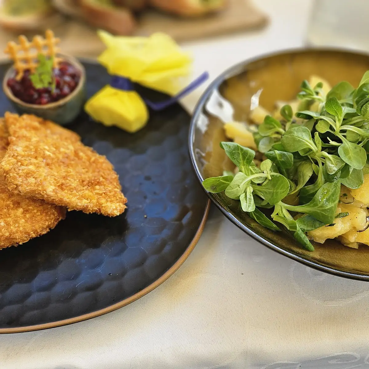 Backhendl Salat