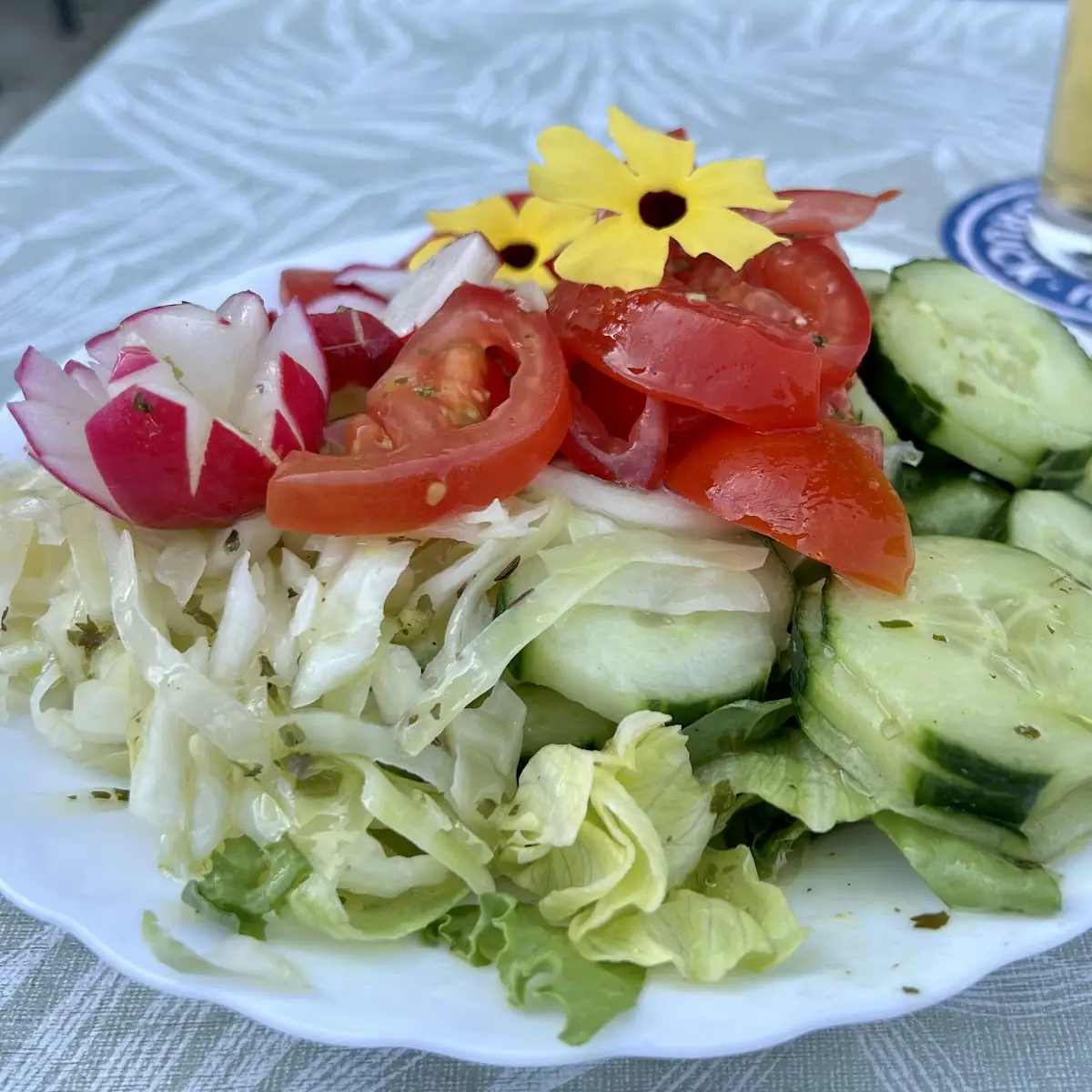 Salat Zu Den Käsespätzle