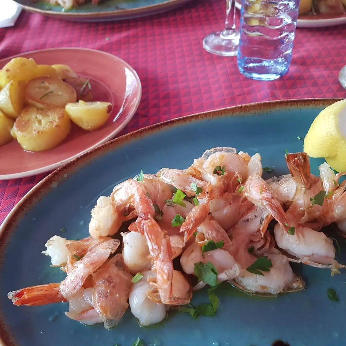 Scampi Alla Griglia