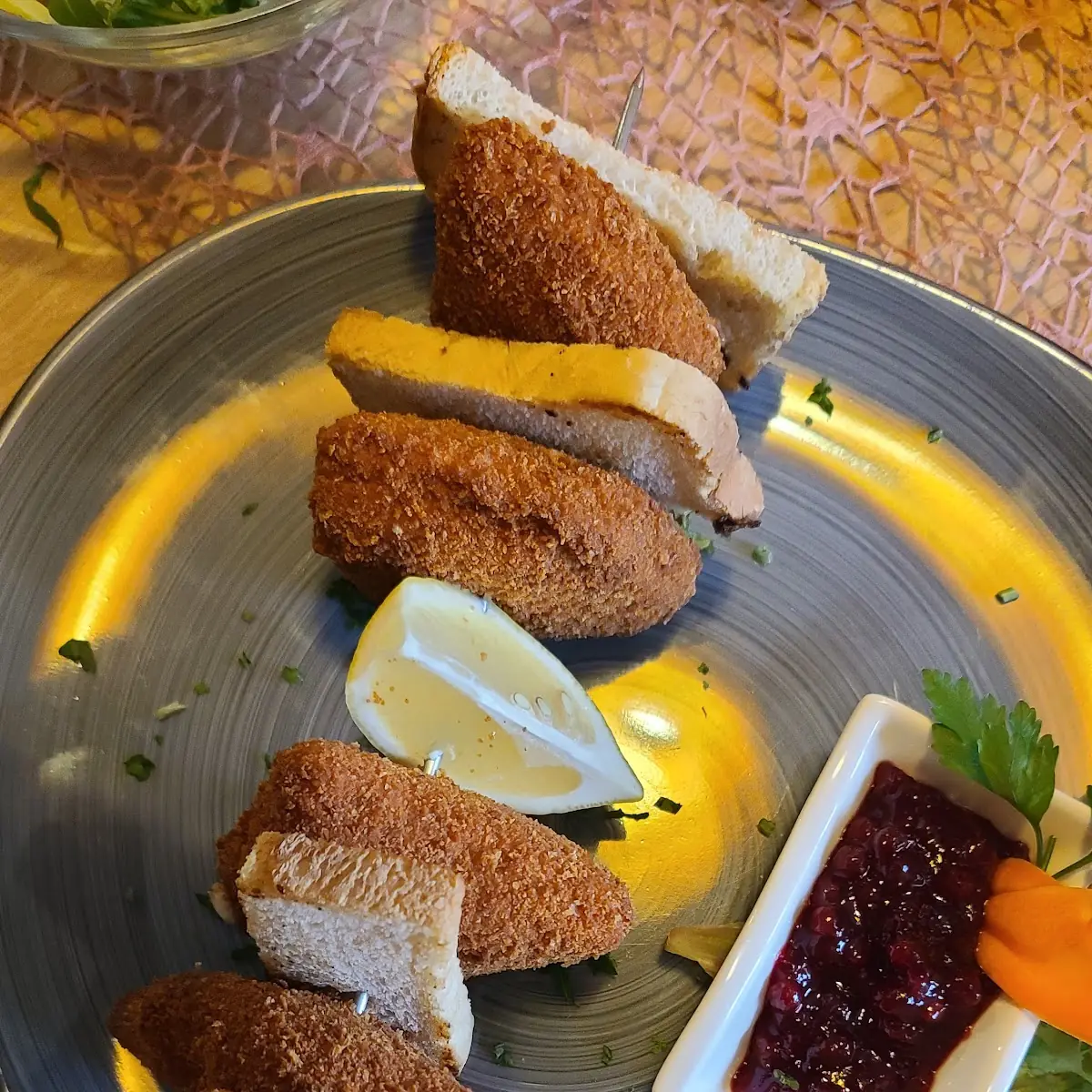 Schinkenkäsespiess
