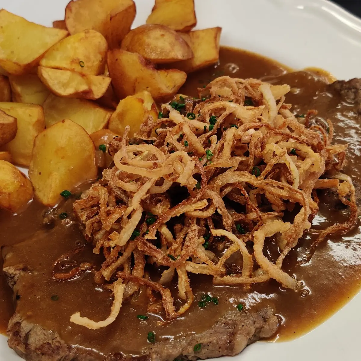 Zwiebelrostbraten