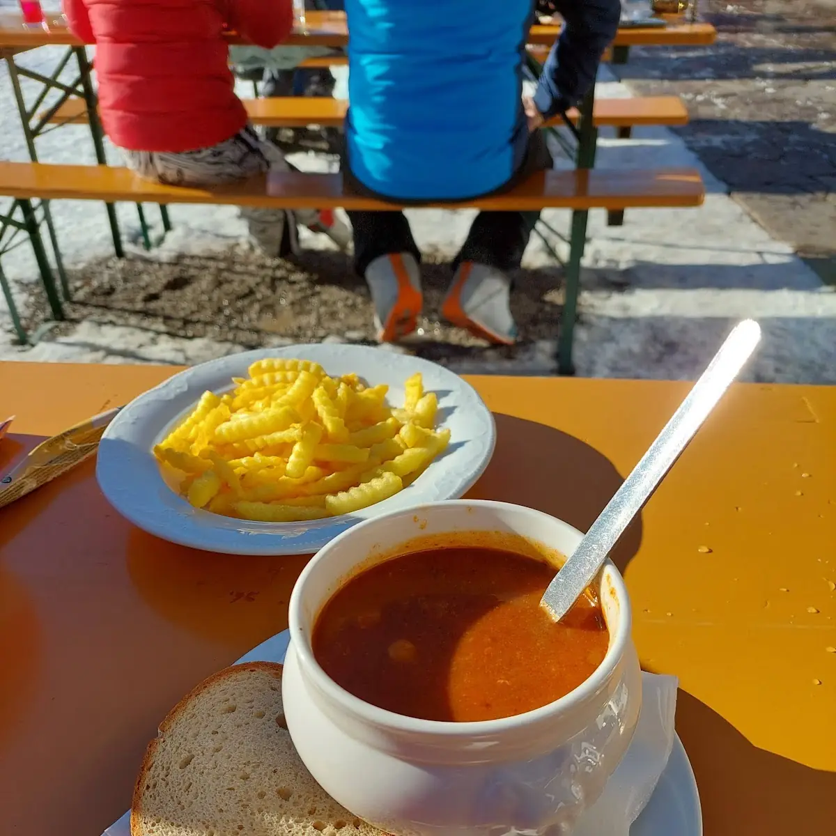 Gulaschsuppe, Restaurant Liftcafe Heisn